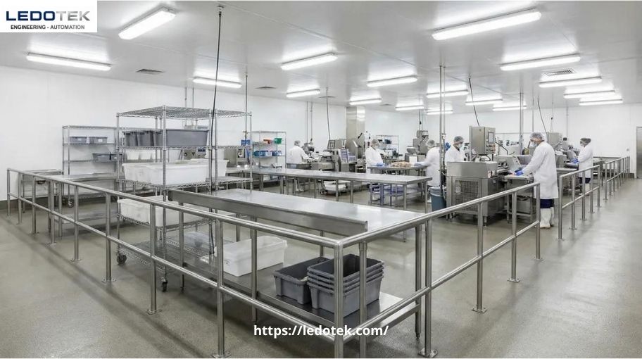 Bàn thao tác inox 304 công nghiệp