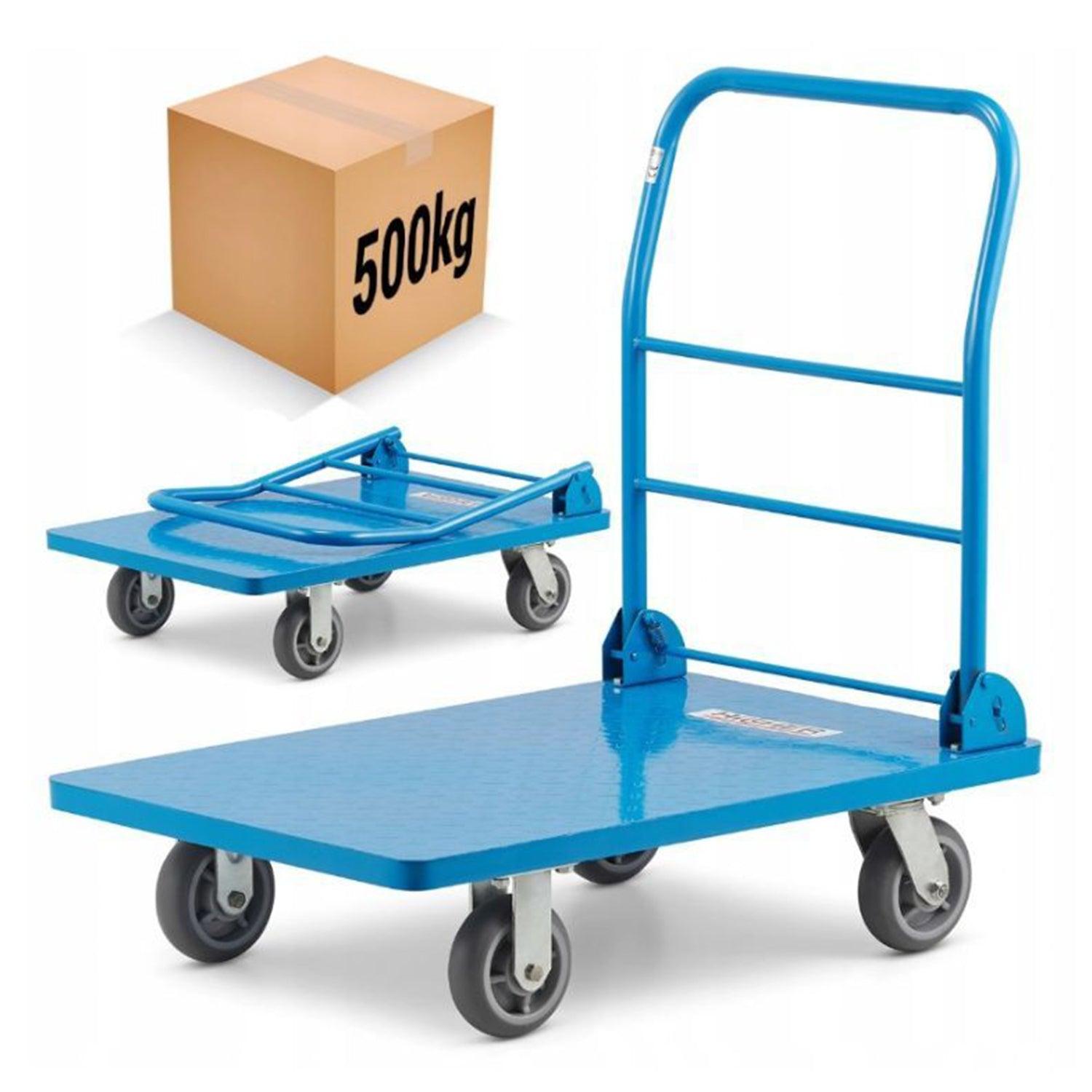 Xe đẩy hàng 4 bánh tải trọng 300kg đến 500kg